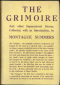 The Grimoire And Other Supernatural Stories